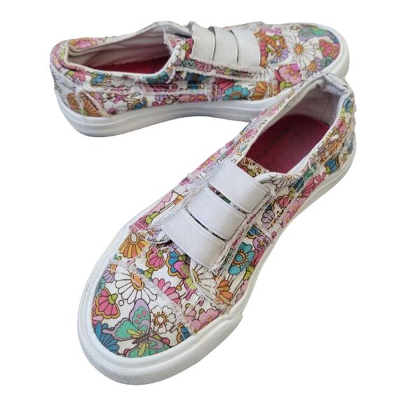 Blowfish Other - Blowfish Maura Floral Print Sneakers Size 12 Pink